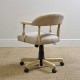 3032 Wood Bros Old Charm Captains Office Chair in Fabric