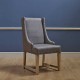 3063 Wood Bros Old Charm Lichfield Dining Chair in Fabric