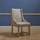 3063 Wood Bros Old Charm Lichfield Dining Chair in Fabric