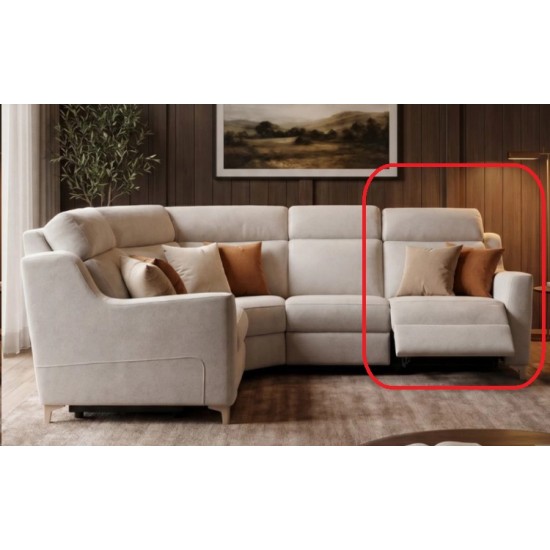 Parker Knoll Alina - Modular Unit - Power Recliner Arm End Unit LHF or RHF with Adjustable Headrest & Lumbar