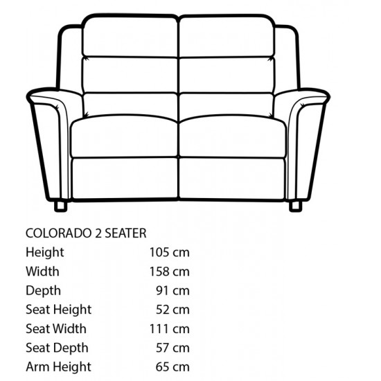 Parker Knoll Colorado 2 Seater Sofa - 5 Year Guardsman Furniture Protection Included For Free!