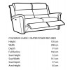 Parker Knoll Colorado Power Reclining Large 2 Seater Sofa - SPECIAL PROMOTIONAL PRICE UNTIL 1st MARCH 2022 !!