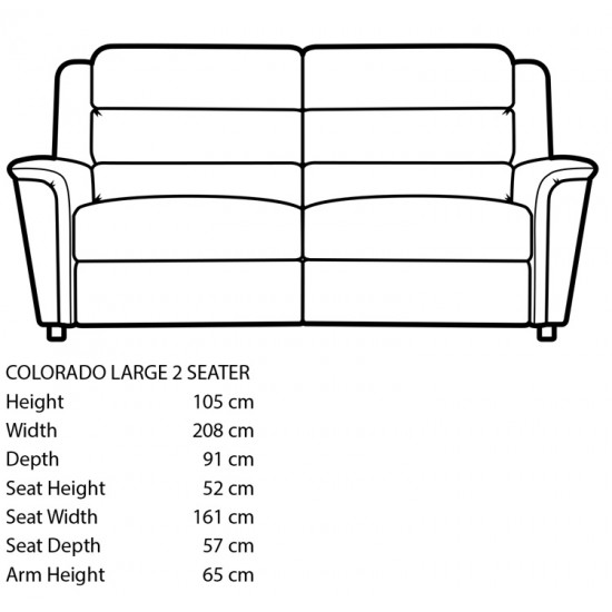 Parker Knoll Colorado Large 2 Seater Sofa - 5 Year Guardsman Furniture Protection Included For Free! - Spring Promo Price until 29th May 2024!