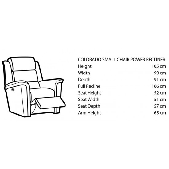 Parker Knoll Colorado Small Power Recliner - 5 Year Guardsman Furniture Protection Included For Free!