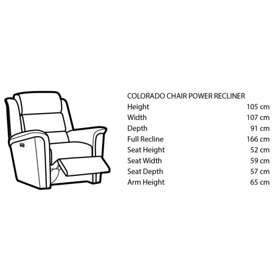 Parker Knoll Colorado Standard Power Recliner - 5 Year Guardsman Furniture Protection Included For Free!