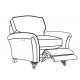 Parker Knoll Devonshire Armchair with Powered Footrest - 5 Year Guardsman Furniture Protection Included For Free!