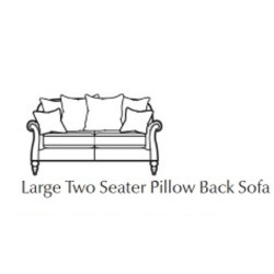 Parker Knoll Eastbury Large 2 Seater Sofa - Pillow Back Version - 5 Year Guardsman Furniture Protection Included For Free! - SPRING PROMO PRICE NOW ON - ENDS 2ND JUNE!