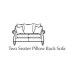 Parker Knoll Eastbury 2 Seater Sofa - Pillow Back Version - 5 Year Guardsman Furniture Protection Included For Free!