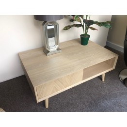  SHOWROOM CLEARANCE ITEM - Milano Design Coffee Table with Drawer