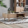 Forino Oak Coffee Table  with Drawers 