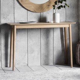 Forino Oak Console Table without Drawers  