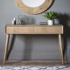 Forino Oak Two Drawer Console Table 