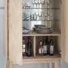 Forino Oak Cocktail Cabinet