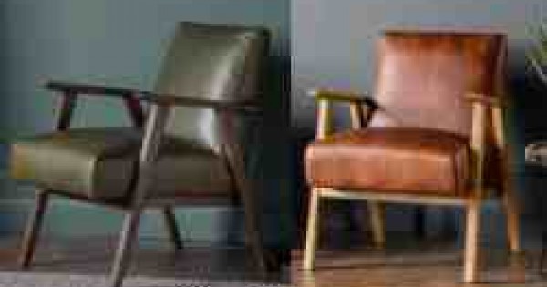 Neyland armchair heritage green leather discount