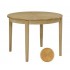 Shadows Circular Dining Table on Legs with Sunburst Top - 116