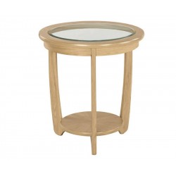 Shadows Glass Top Round Lamp Table - 972 - SALE PROMOTIONAL PRICE UNTIL 5TH APRIL 2024!