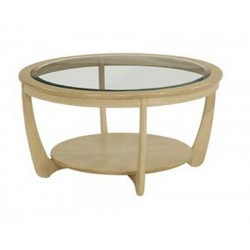 Shadows Glass Top Round Coffee Table - 974 - SALE PROMOTIONAL PRICE UNTIL 5TH APRIL 2024!