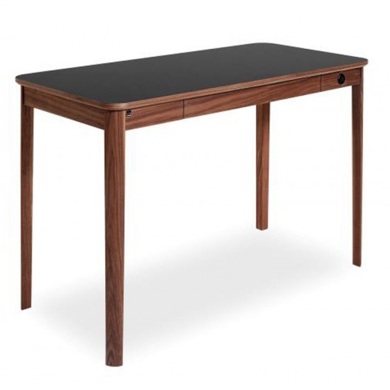 Skovby SM131 Desk - Top in Black Nano Laminate