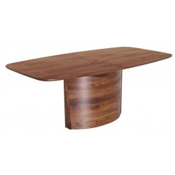 Skovby SM116 Dining Table - Black Nano Laminate Top