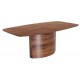 Skovby SM116 Dining Table - Black Nano Laminate Top