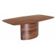 Skovby SM117 Dining Table - Black Nano Laminate Top