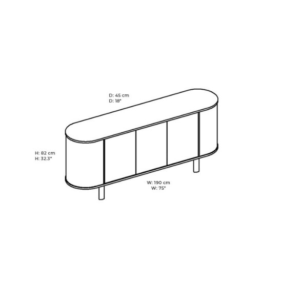 Skovby SM543 Sideboard Skovby SM543 Sideboard