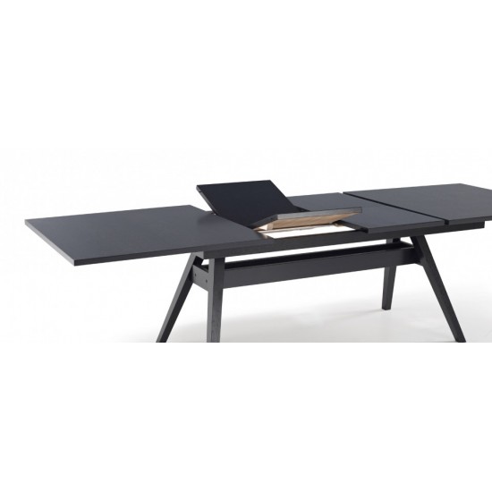 Skovby SM11 Dining Table - Top in Black Nano Laminate
