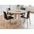 Skovby SM112 Dining Table - Black Nano Laminate Top