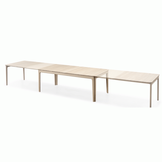 Skovby SM27 Dining Table - White Laminate Top