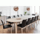 Skovby SM112 Dining Table - White Laminate Top