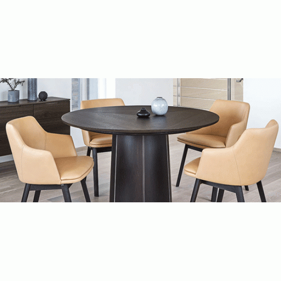 Skovby SM33 Dining Table - White Nano Laminate Top