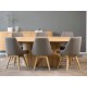 Skovby SM115 Dining Table - Nutmeg colour Nano laminate top