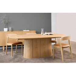 Skovby SM115 Dining Table - Black Nano laminate top