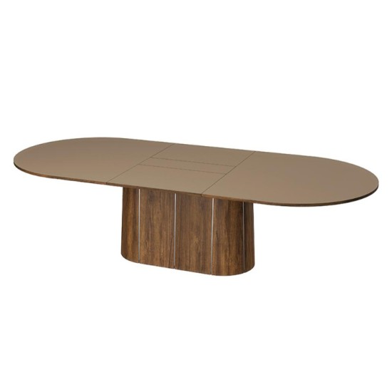 Skovby SM115 Dining Table - Nutmeg colour Nano laminate top