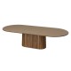 Skovby SM115 Dining Table - Nutmeg colour Nano laminate top
