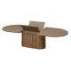 Skovby SM115 Dining Table - Nutmeg colour Nano laminate top