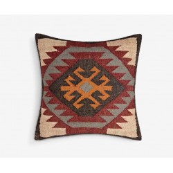 Large Square Ethnic Plum Scatter Cushion