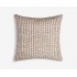 Large Square Brown Natural Loop Stitch Scatter Cushion