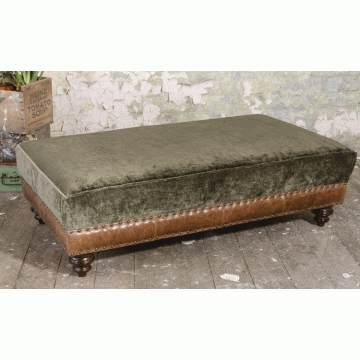 Tetrad Constable Small Square Footstool