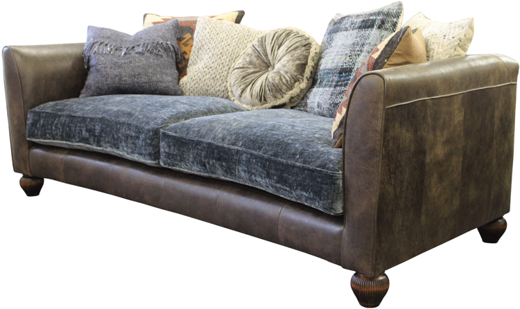 Grand Curved Sofa Lowry Heritage Tetrad Furniture