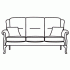 Vale Lucca 3 Seater Sofa