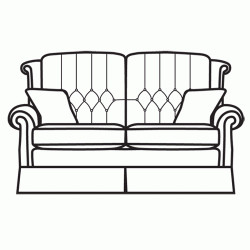 Vale Monza 2 Seater Settee