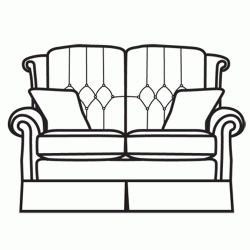 Vale Monza Small 2 Seater Settee