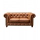 Gotti Club 2 Seater Sofa - Brown Tan - 5 Year Guardsman Furniture Protection Included For Free!