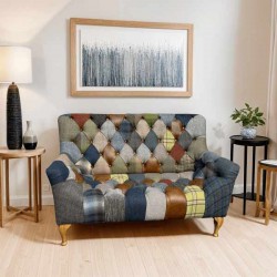 Bamford Club Patchwork 2 Seater Sofa   - 5 Year Guardsman Furniture Protection Included For Free!