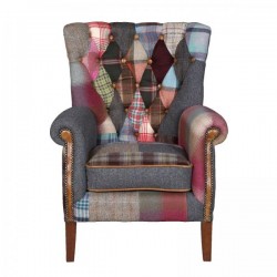 Barnard Patchwork Chair  - 5 Year Guardsman Furniture Protection Included For Free!