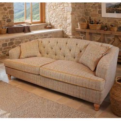 Buxton Club 2 Seater Sofa - Fellwood Lodge Tweed - 5 Year Guardsman Furniture Protection Included For Free!