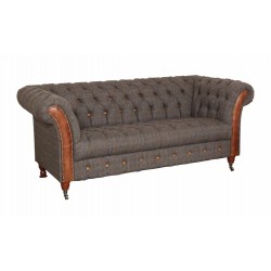 Chester Club 2 Seater Sofa - Moreland Harris Tweed  - 5 Year Guardsman Furniture Protection Included For Free!