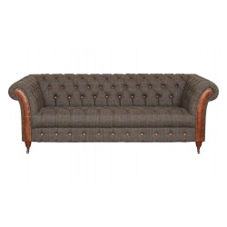 Chester Club 3 Seater Sofa - Moreland Harris Tweed - 5 Year Guardsman Furniture Protection Included For Free!