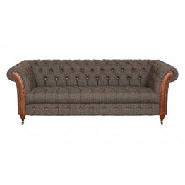 Chester Club 3 Seater Sofa - Moreland Harris Tweed - Get £££s of Love2Shop vouchers when you shop with us. 